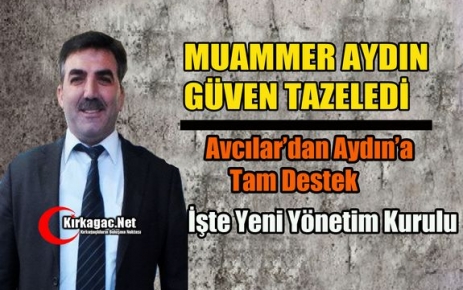 MUAMMER AYDIN GÖREVE DEVAM DEDİ