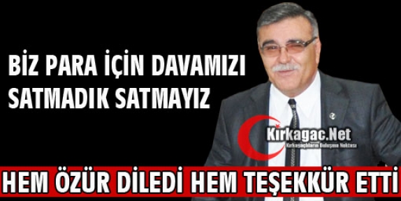 NARİN “BİZ PARA İÇİN ADAM SATMADIK SATMAYIZ“