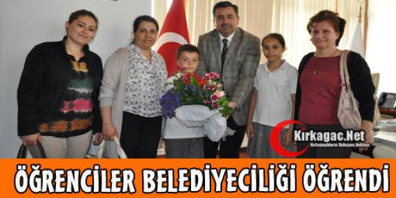 ÖĞRENCİLER BELEDİYECİLİĞİ ÖĞRENDİ