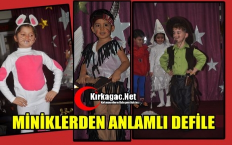 ÖĞRENCİLERDEN ATIK MALZEMELERDEN KIYAFET DEFİLESİ