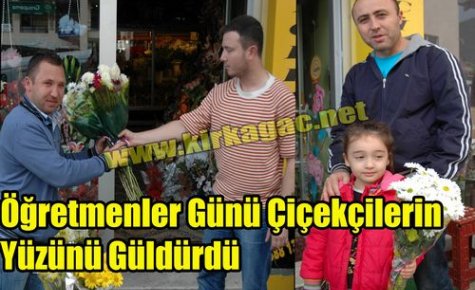 Öğretmen Sevgisi Çiçekçilerin Yüzünü Güldürdü