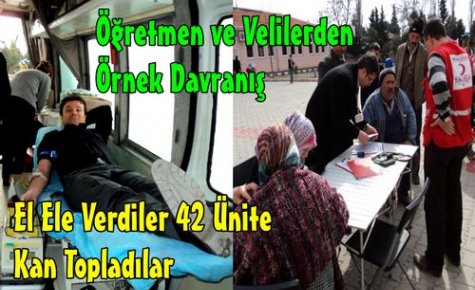 Öğretmen ve Velilerden Örnek Davranış