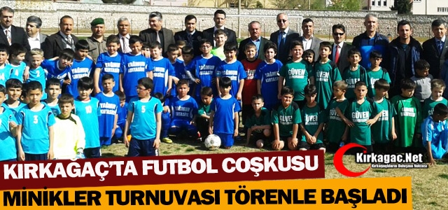 OKULLAR ARASI MİNİKLER FUTBOL TURNUVASI BAŞLADI