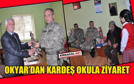 OKYAR'DAN KARDEŞ OKULA ANLAMLI ZİYARET