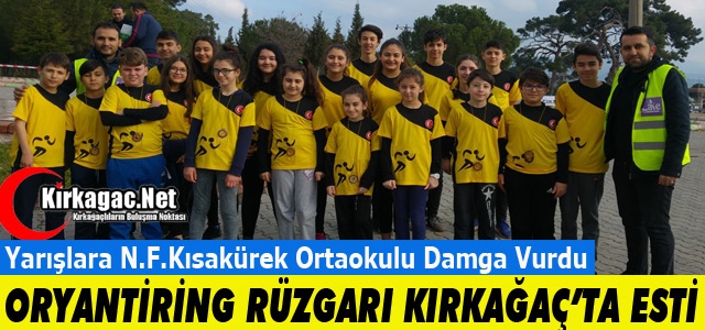 ORYANTİRİNG RÜZGARI KIRKAĞAÇ’TA ESTİ