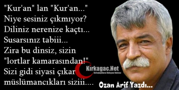 OZAN ARİF “DÜŞÜNDÜKÇE ÇILDIRIYORUM“