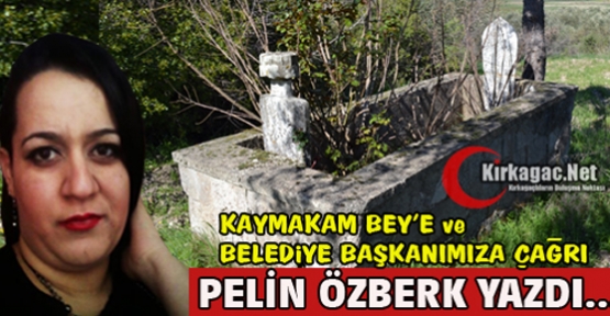 PELİN ÖZBERK “KAYMAKAM BEY'E ve BELEDİYE BAŞKANIMIZA ÇAĞRI“