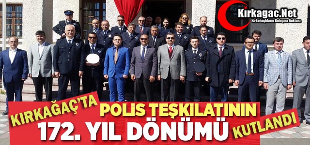 POLİS TEŞKİLATININ 172.YILI SADE BİR TÖRENLE KUTLANDI