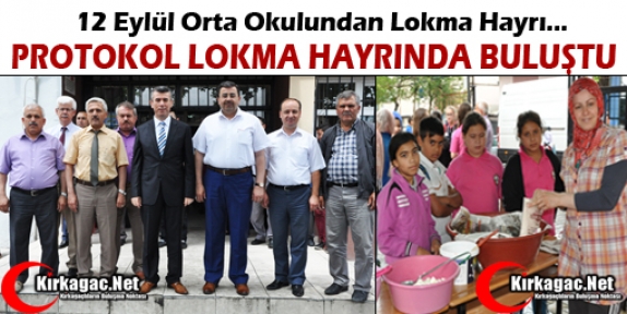 PROTOKOL LOKMA HAYRINDA BULUŞTU