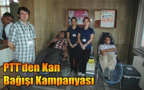 PTT'den Kan Bağışı Kampanyası