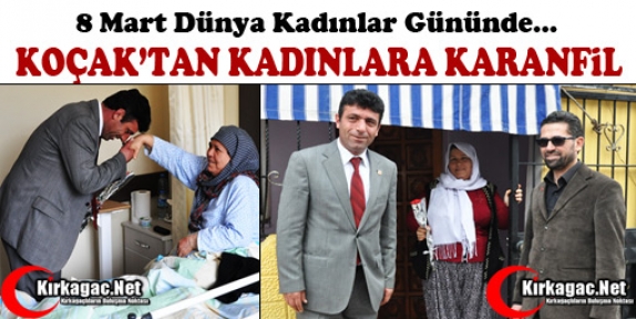 SAADET PARTİSİ’NDEN KADINLARA KARANFİL