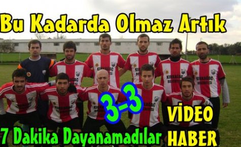 SAÇMA SAPAN BERABERLİK 3-3(VİDEO)