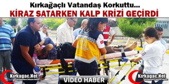 SERGİSİNİN BAŞINDA KALP KRİZİ GEÇİRDİ(VİDEO)