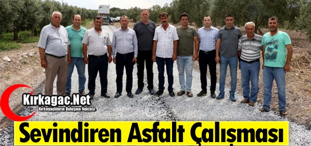 SEVİNDİREN ASFALT ÇALIŞMASI