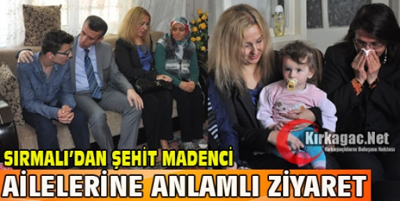 SIRMALI'DAN ŞEHİT OLAN MADENCİ AİLELERİNE ANLAMLI ZİYARET