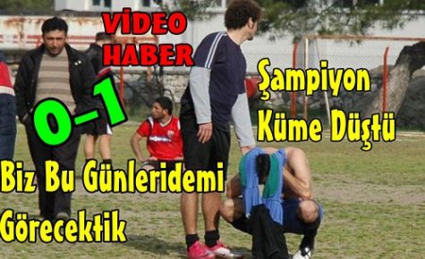 ŞOK..ACARİDMAN KÜME DÜŞTÜ 0-1