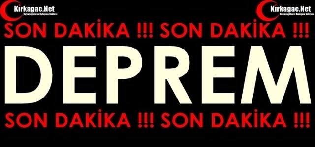 SON DAKİKA DEPREM…6.3 İLE SARSILDIK