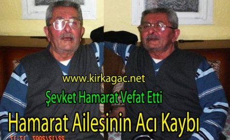 SON DAKİKA..Hamarat Ailesinin Acı Kaybı