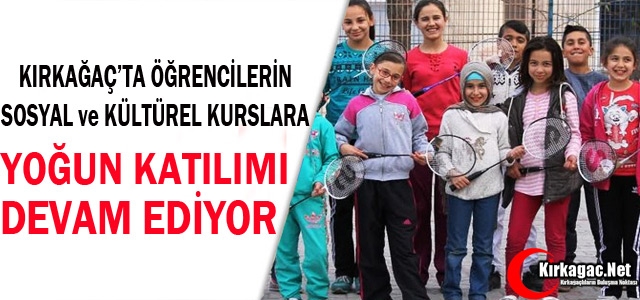 SOSYAL ve KÜLTÜREL KURSLARA KATILIM DEVAM EDİYOR