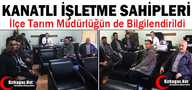 TARIM MÜDÜRLÜĞÜ KANATLI İŞLETME SAHİPLERİNİ BİLGİLENDİRDİ