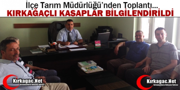 TARIM MÜDÜRLÜĞÜ KASAPLARI BİLGİLENDİRDİ