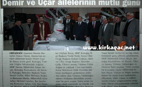 TEŞEKKÜRLER ORTADOĞU GAZETESİ