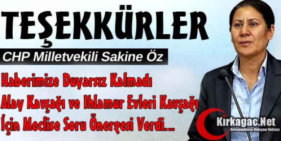 TEŞEKKÜRLER SAKİNE ÖZ