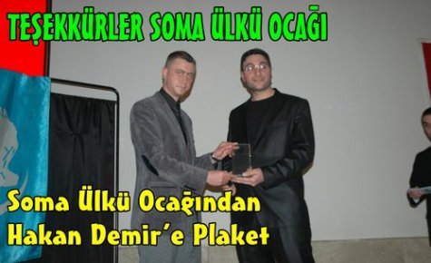 TEŞEKKÜRLER SOMA ÜLKÜ OCAĞI