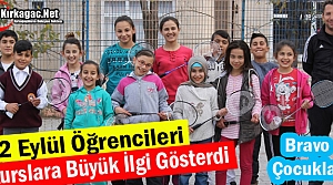 12 EYLÜL ÖĞRENCİLERİNDEN KURSLARA BÜYÜK İLGİ