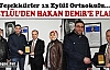 12 EYLÜL ORTAOKULU’NDAN HAKAN DEMİR'E PLAKET