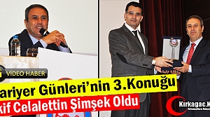 1.KARİYER GÜNLERİ'NİN 3.KONUĞU İL BAŞSAVCISI...