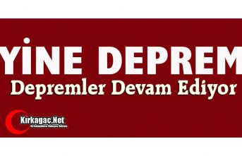 BİR DEPREM DAHA