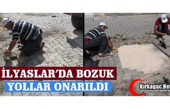 İLYASLAR’DA BOZUK YOLLAR ONARILDI