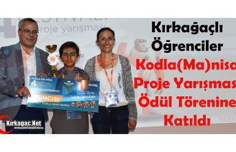 KIRKAĞAÇLI ÖĞRENCİLER ÖDÜL TÖRENİNE KATILDI