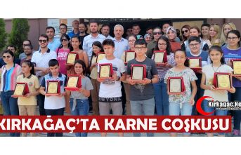 KIRKAĞAÇ’TA KARNE COŞKUSU