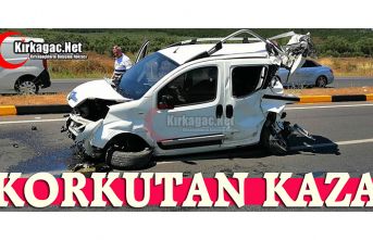 KORKUTAN KAZA 1 YARALI