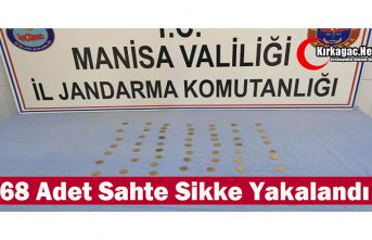 68 ADET SİKKE YAKALANDI