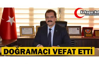 DOĞRAMACI VEFAT ETTİ