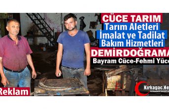 CÜCE TARIM ALETLERİ ve CÜCE DEMİRDOĞRAMA