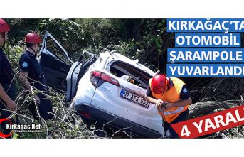 KIRKAĞAÇ’TA KAZA 4 YARALI