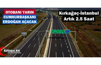 OTOBANI YARIN CUMHURBAŞKANI ERDOĞAN AÇACAK