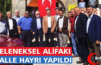 24.GELENEKSEL ALİFAKI MAHALLE HAYRI YAPILDI