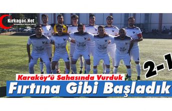 ACAR, LİGE FIRTINA GİBİ BAŞLADI 2-1