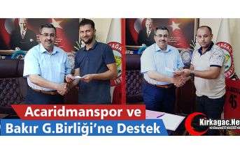 ACARİDMAN ve BAKIR G.BİRLİĞİ’NE DESTEK