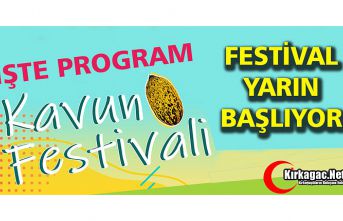 İŞTE KAVUN FESTİVALİ PROGRAMI