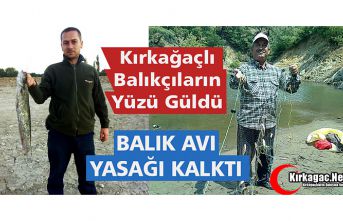 KIRKAĞAÇLI BALIKÇILARIN YÜZÜ GÜLDÜ