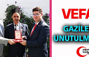 KIRKAĞAÇ’TA GAZİLER UNUTULMADI