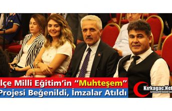 MİLLİ EĞİTİM'İN PROJESİ BEĞENİLDİ,...