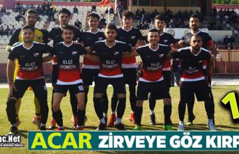 ACAR, ZİRVEYE GÖZ KIRPTI 1-0