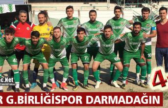 BAKIR G.BİRLİĞİ DARMADAĞIN 4-0